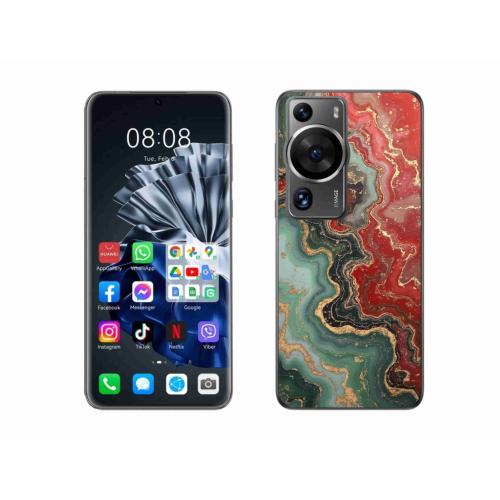 Gelový kryt mmCase na Huawei P60 Pro - abstraktní motiv 55