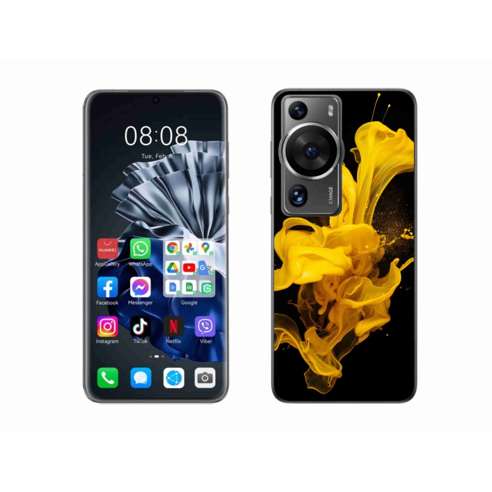 Gelový kryt mmCase na Huawei P60 Pro - abstraktní motiv 56