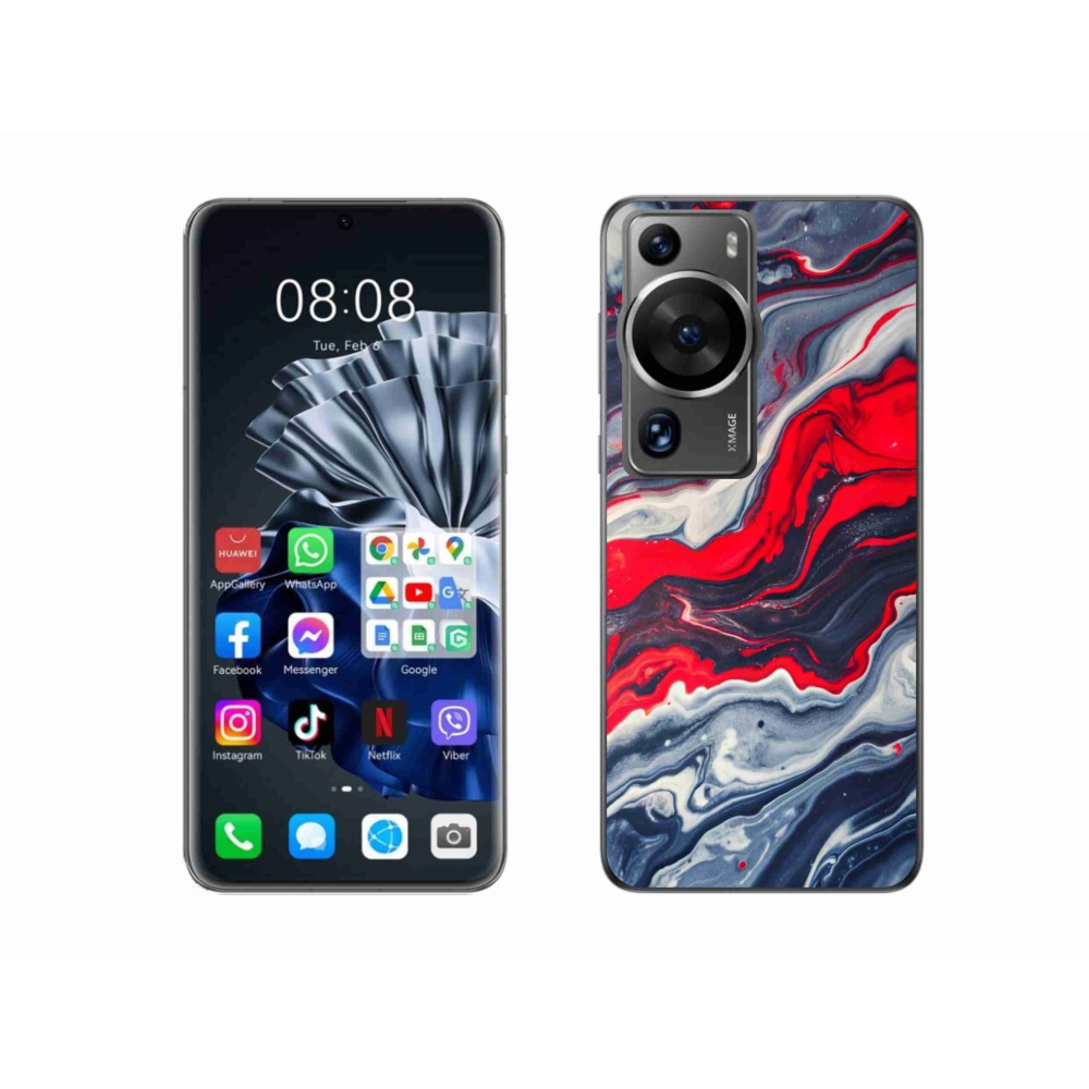 Gelový kryt mmCase na Huawei P60 Pro - abstraktní motiv 59