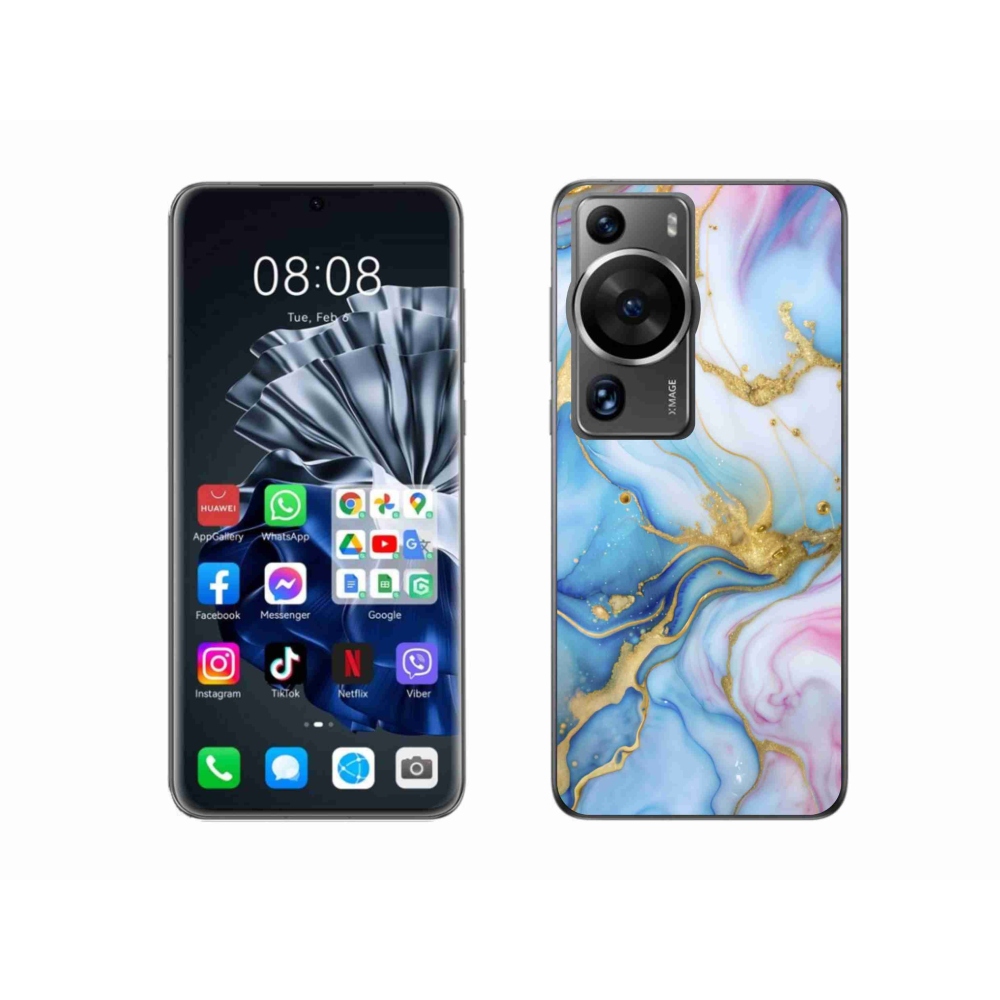 Gelový kryt mmCase na Huawei P60 Pro - abstraktní motiv 61