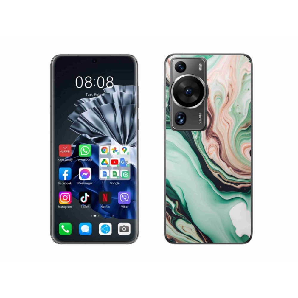 Gelový kryt mmCase na Huawei P60 Pro - abstraktní motiv 62