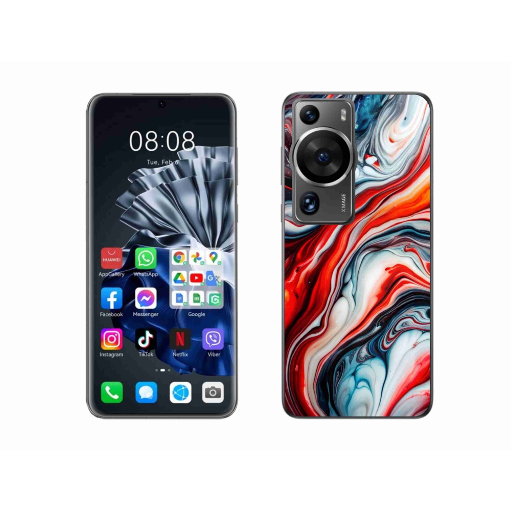 Gelový kryt mmCase na Huawei P60 Pro - abstraktní motiv 63