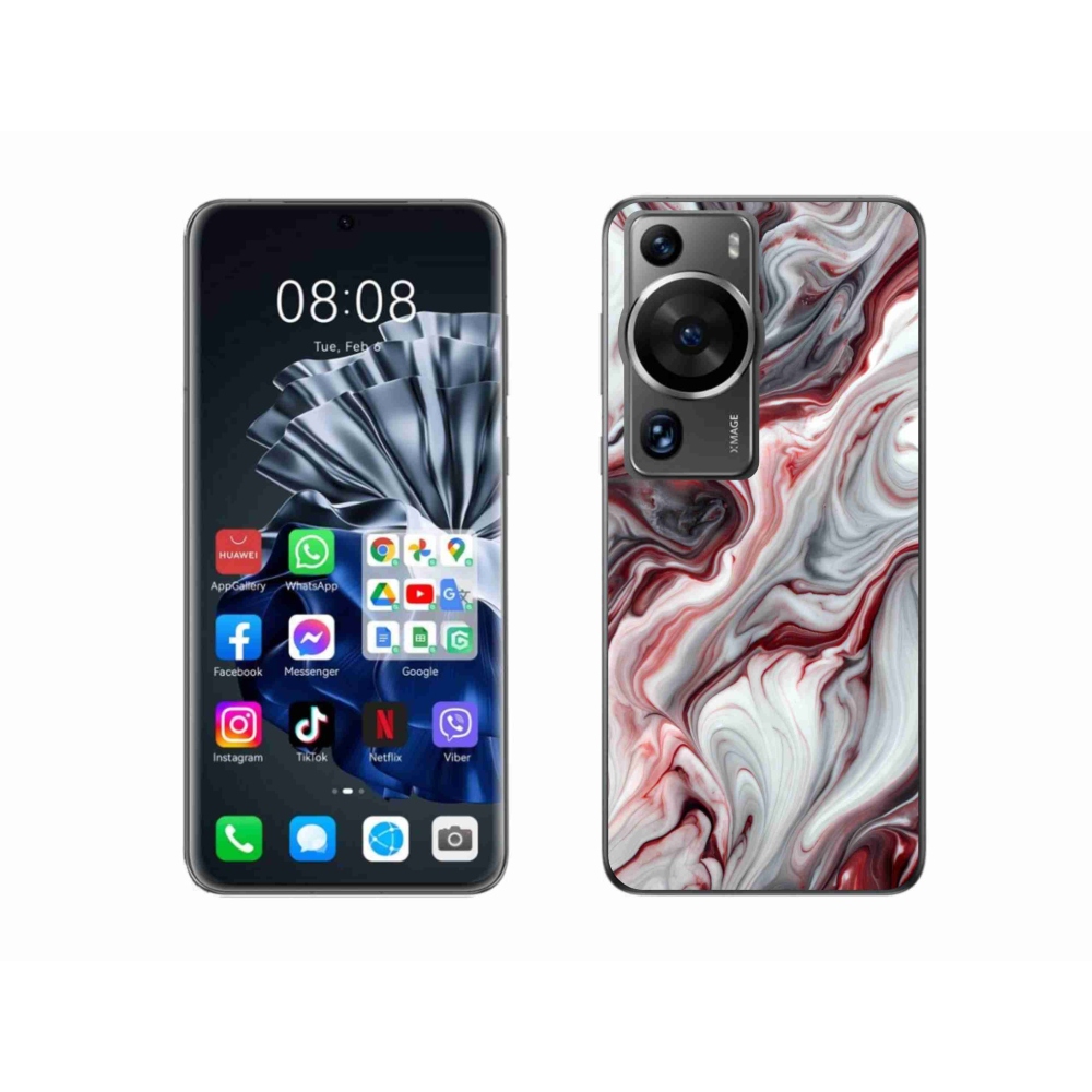 Gelový kryt mmCase na Huawei P60 Pro - abstraktní motiv 64