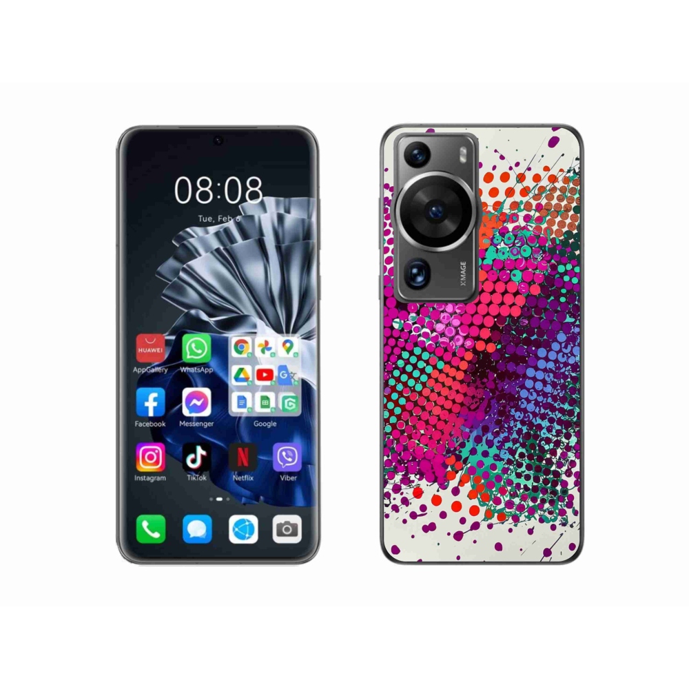 Gelový kryt mmCase na Huawei P60 Pro - abstraktní motiv 65
