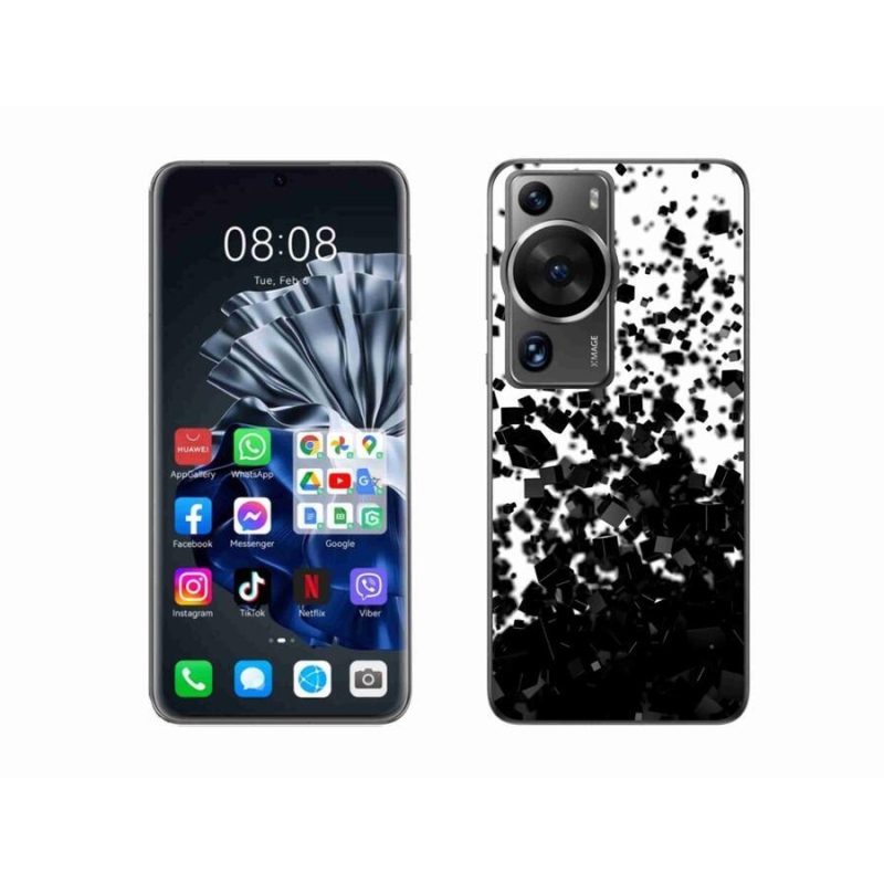 Gelový kryt mmCase na Huawei P60 Pro - abstraktní vzor 1