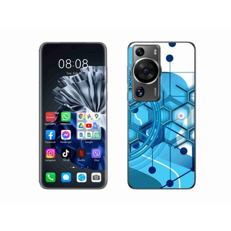 Gelový kryt mmCase na Huawei P60 Pro - abstraktní vzor 2