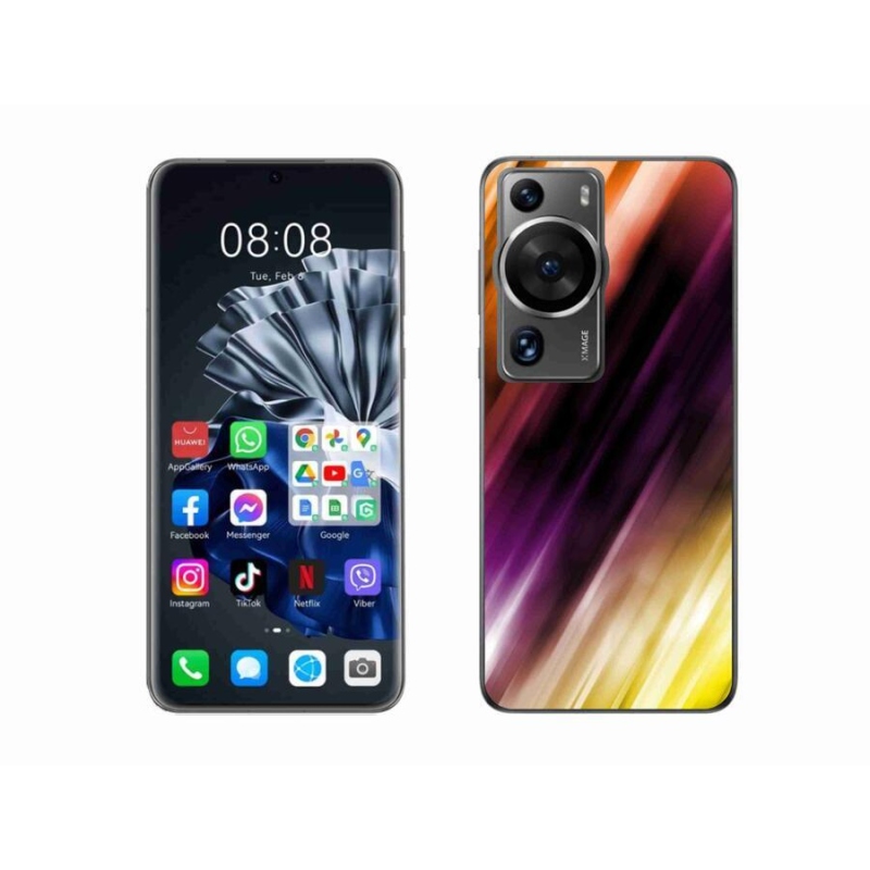 Gelový kryt mmCase na Huawei P60 Pro - abstraktní vzor 5