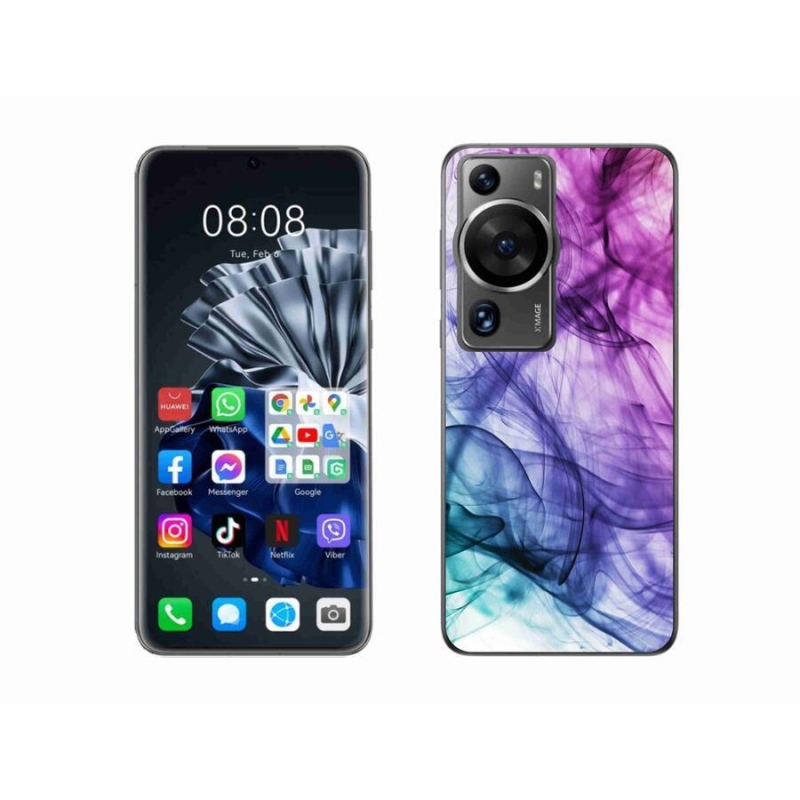 Gelový kryt mmCase na Huawei P60 Pro - abstraktní vzor