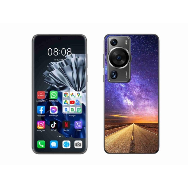 Gelový kryt mmCase na Huawei P60 Pro - americká silnice