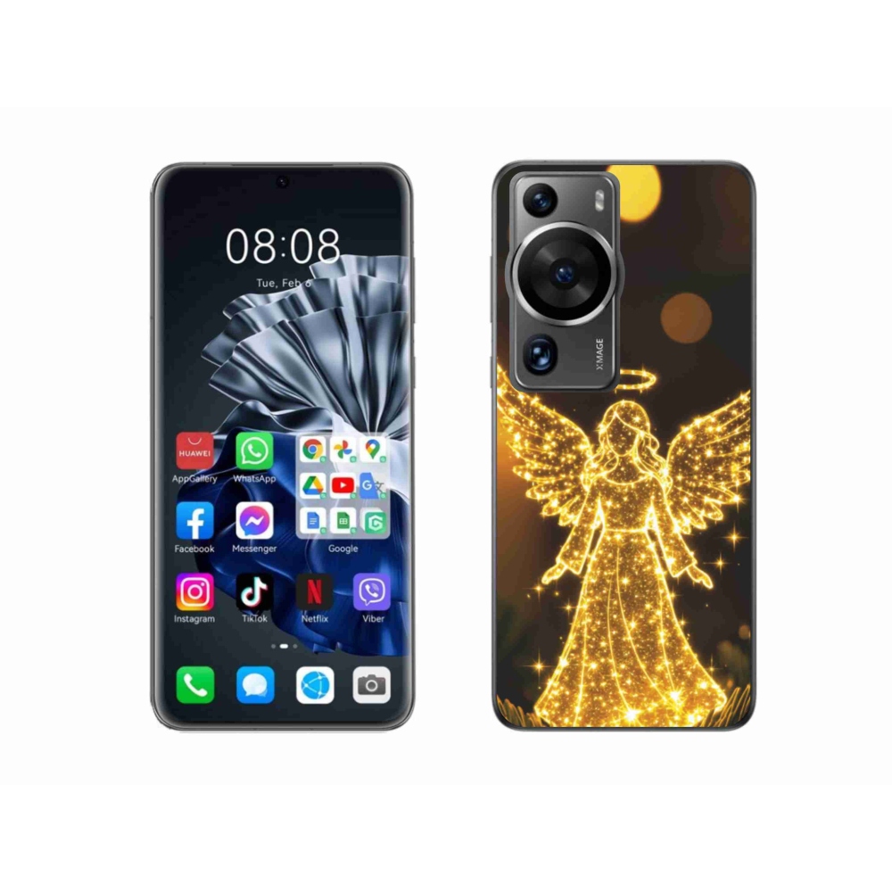 Gelový kryt mmCase na Huawei P60 Pro - anděl