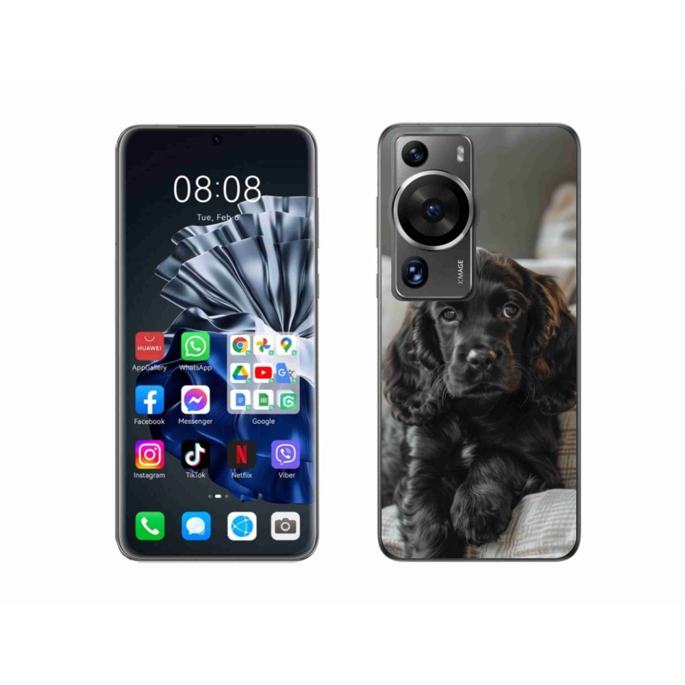 Gelový kryt mmCase na Huawei P60 Pro - anglický kokršpaněl