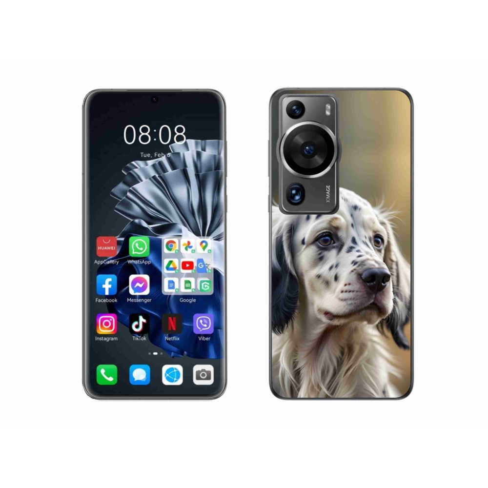 Gelový kryt mmCase na Huawei P60 Pro - anglický setr