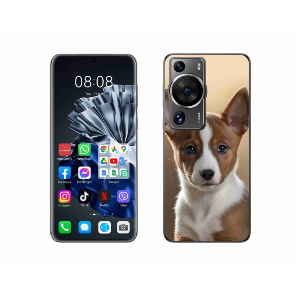 Gelový kryt mmCase na Huawei P60 Pro - basenji