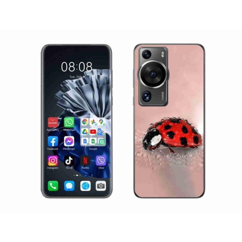 Gelový kryt mmCase na Huawei P60 Pro - beruška