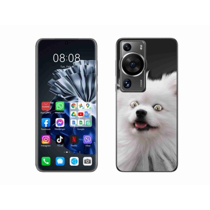 Gelový kryt mmCase na Huawei P60 Pro - bílý špic
