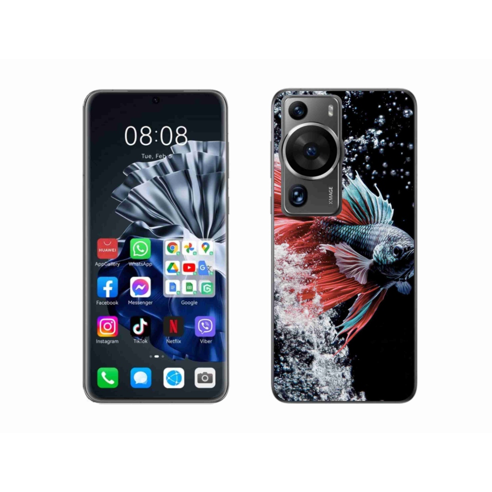 Gelový kryt mmCase na Huawei P60 Pro - bojovnice pestrá