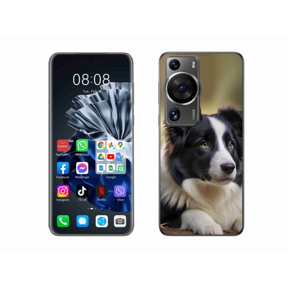 Gelový kryt mmCase na Huawei P60 Pro - border kolie 2