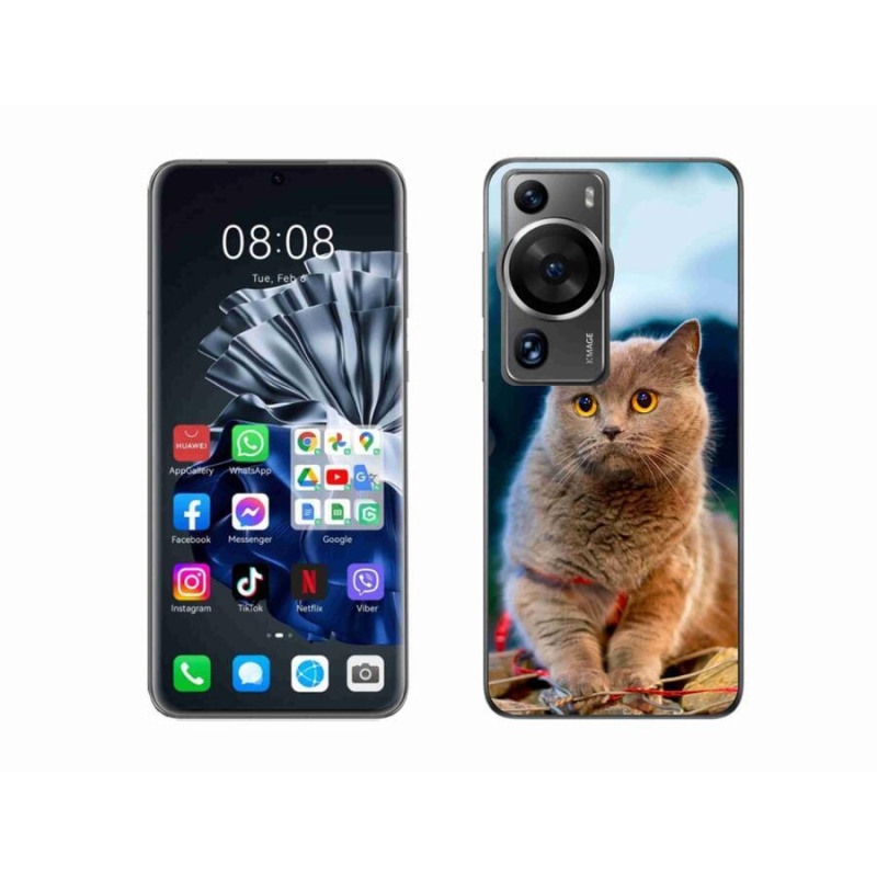 Gelový kryt mmCase na Huawei P60 Pro - britská modrá 2