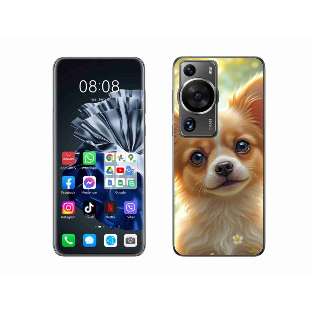 Gelový kryt mmCase na Huawei P60 Pro - čivava 5