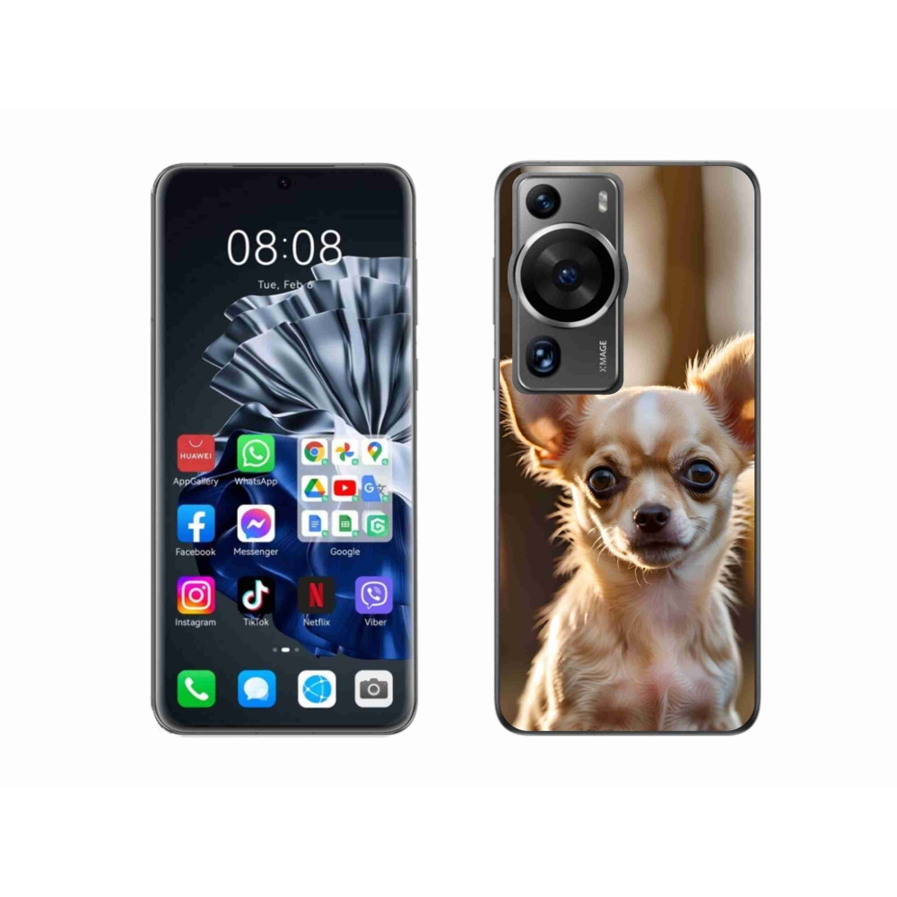 Gelový kryt mmCase na Huawei P60 Pro - čivava 6