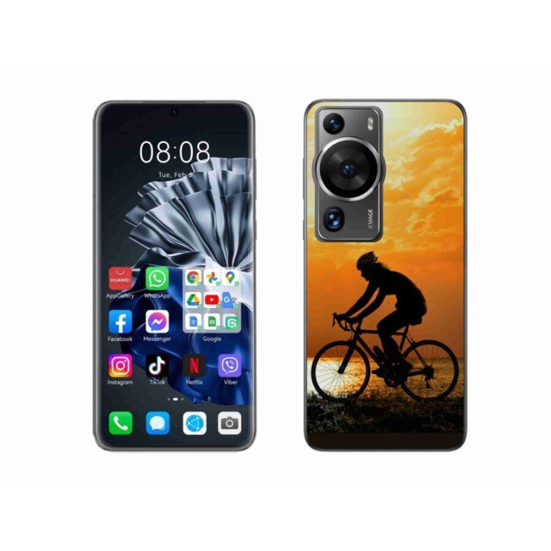 Gelový kryt mmCase na Huawei P60 Pro - cyklovýlet