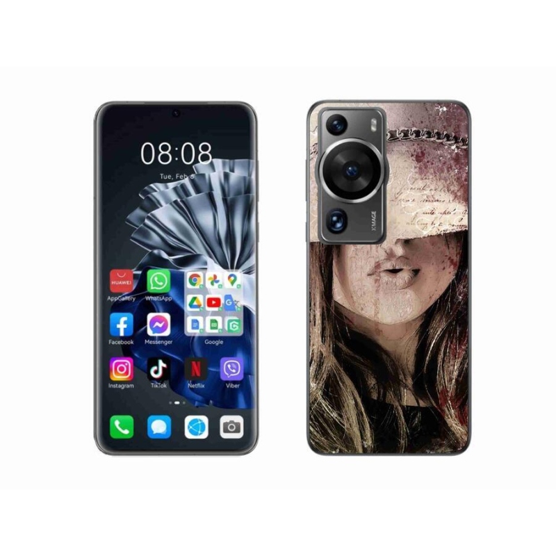 Gelový kryt mmCase na Huawei P60 Pro - dívka