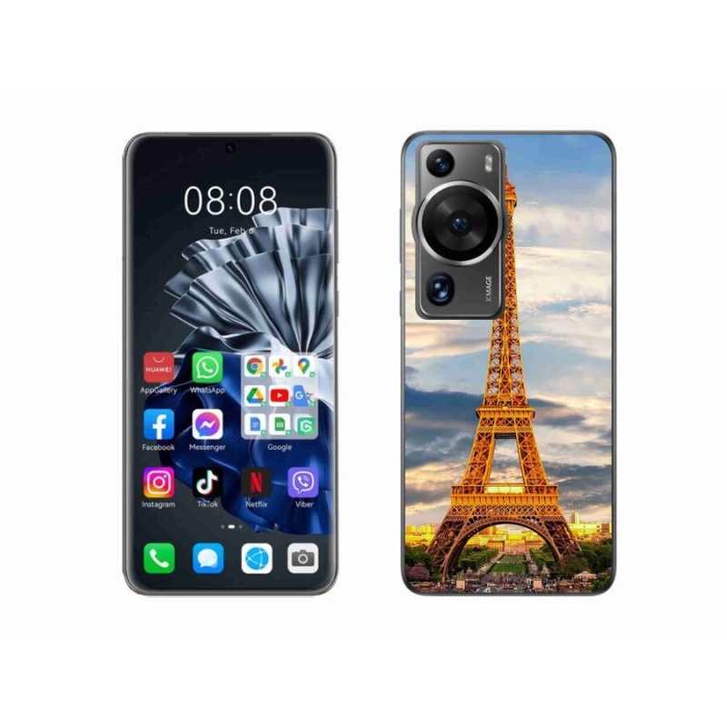 Gelový kryt mmCase na Huawei P60 Pro - eiffelova věž 3