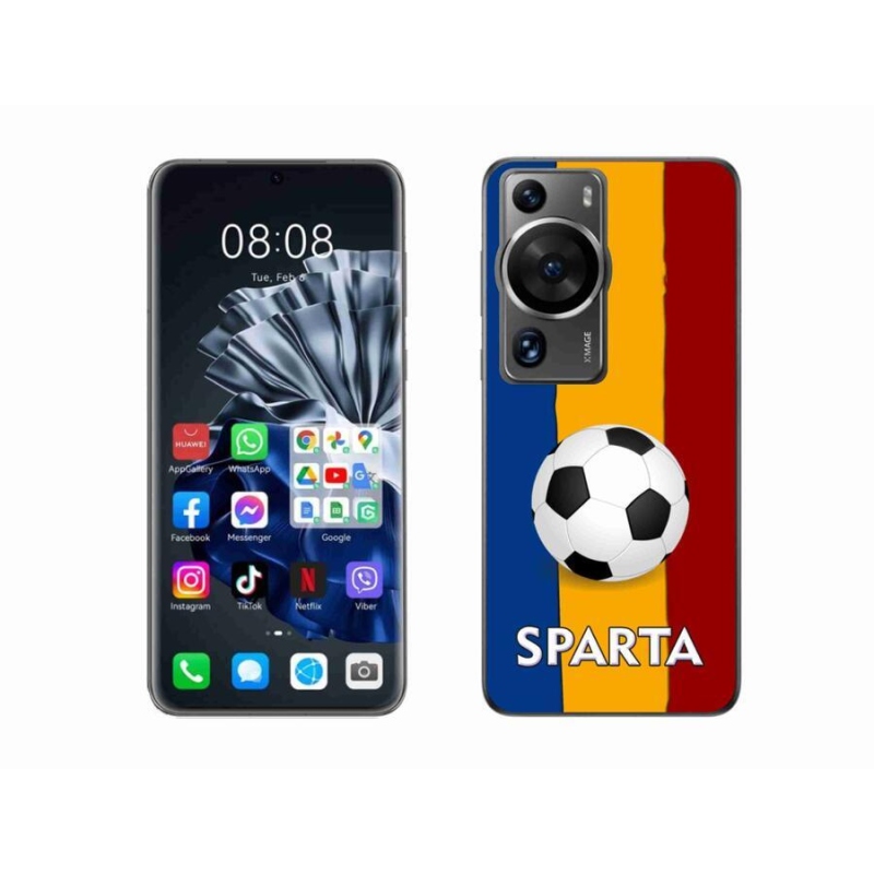 Gelový kryt mmCase na Huawei P60 Pro - fotbal 1