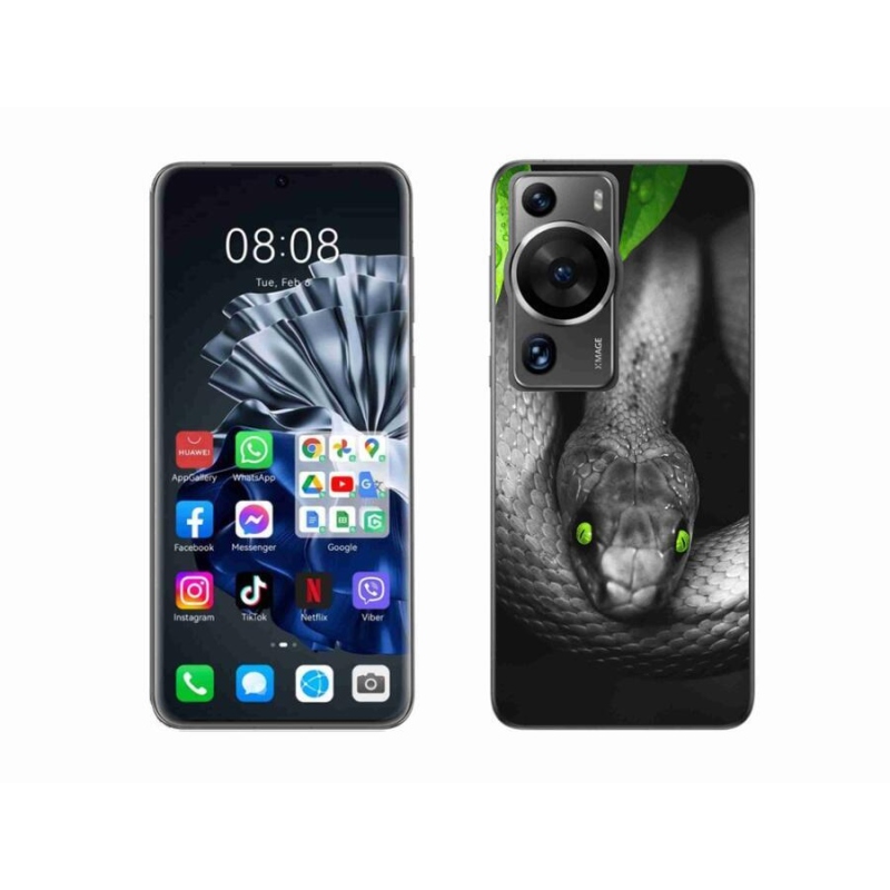 Gelový kryt mmCase na Huawei P60 Pro - had