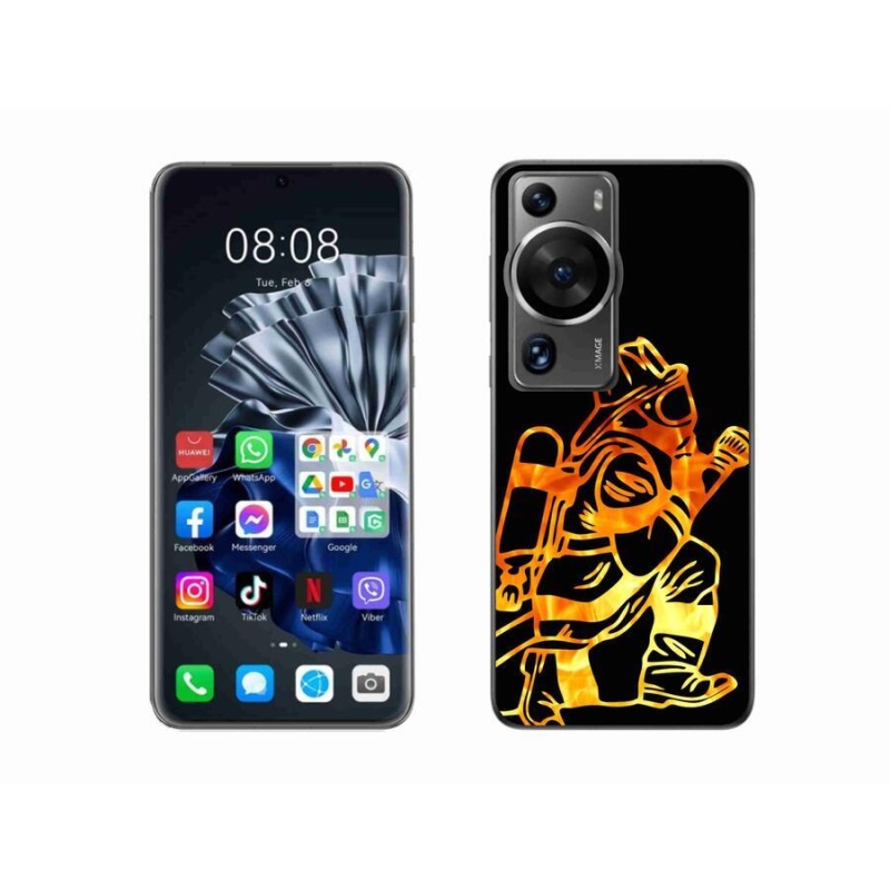 Gelový kryt mmCase na Huawei P60 Pro - hasič 1