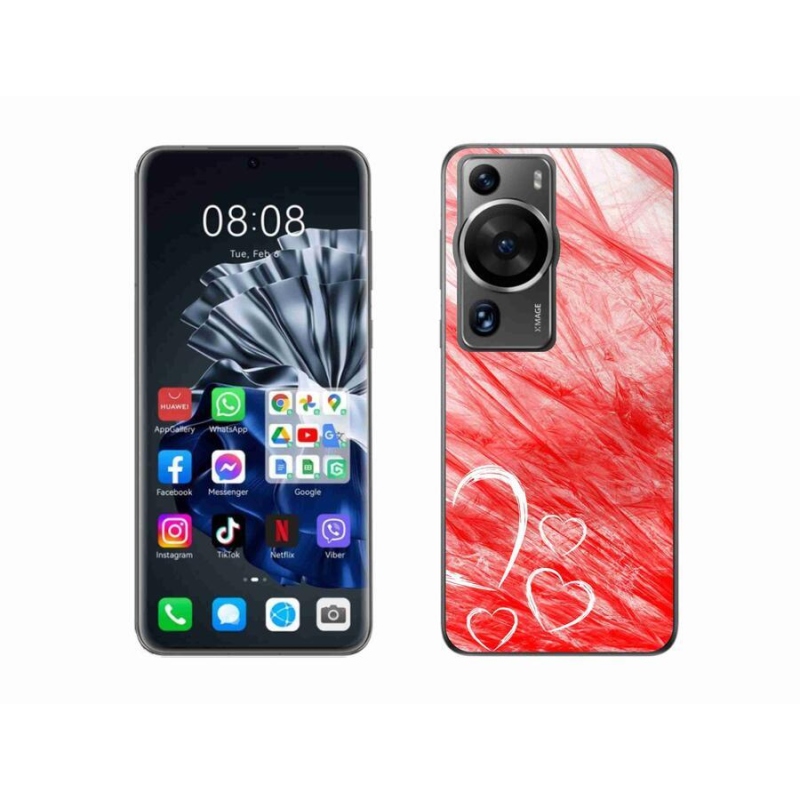 Gelový kryt mmCase na Huawei P60 Pro - heart
