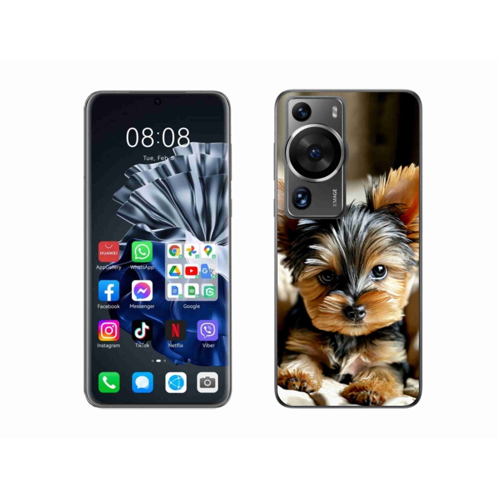 Gelový kryt mmCase na Huawei P60 Pro - jorkšír 11