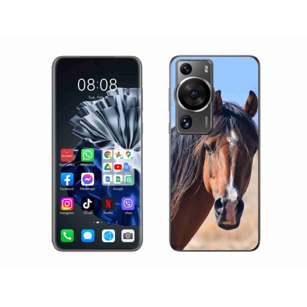 Gelový kryt mmCase na Huawei P60 Pro - klidný kůň