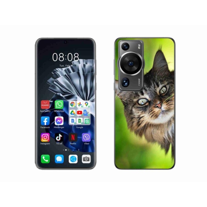Gelový kryt mmCase na Huawei P60 Pro - kočka 3