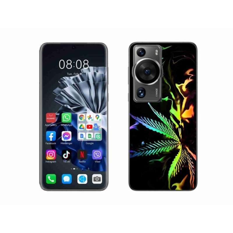 Gelový kryt mmCase na Huawei P60 Pro - konopí 2