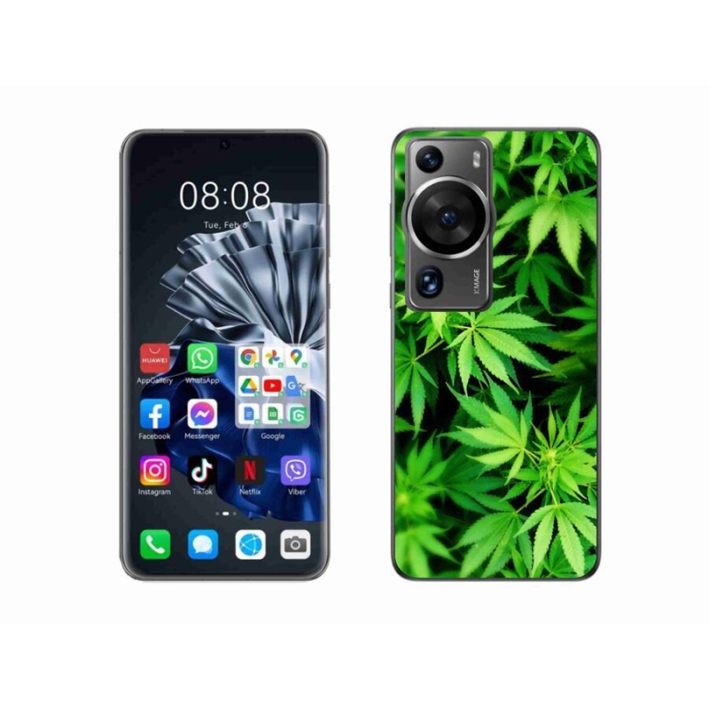 Gelový kryt mmCase na Huawei P60 Pro - konopí 3