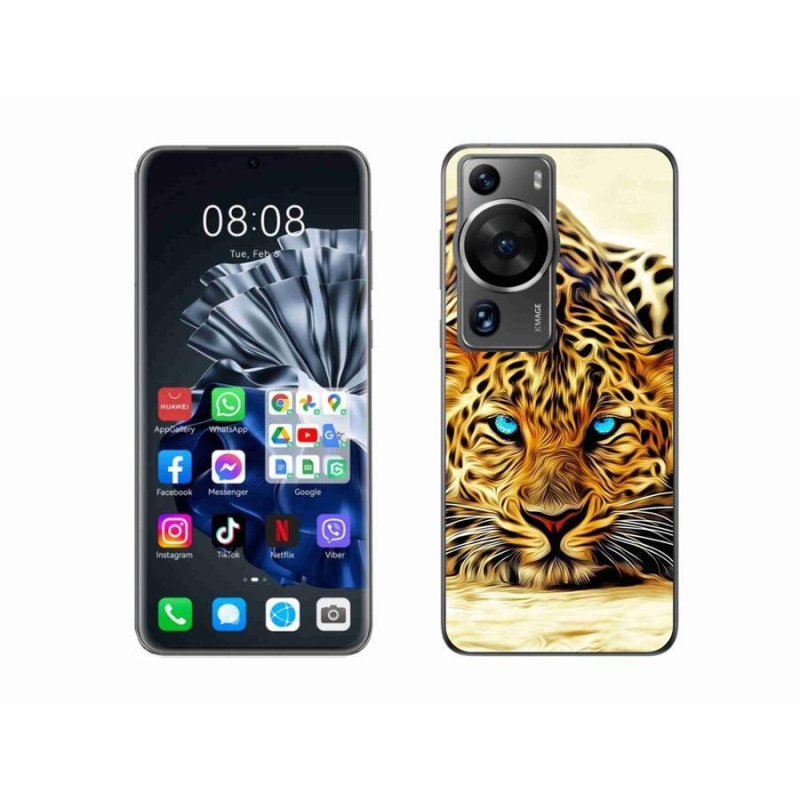 Gelový kryt mmCase na Huawei P60 Pro - kreslený tygr