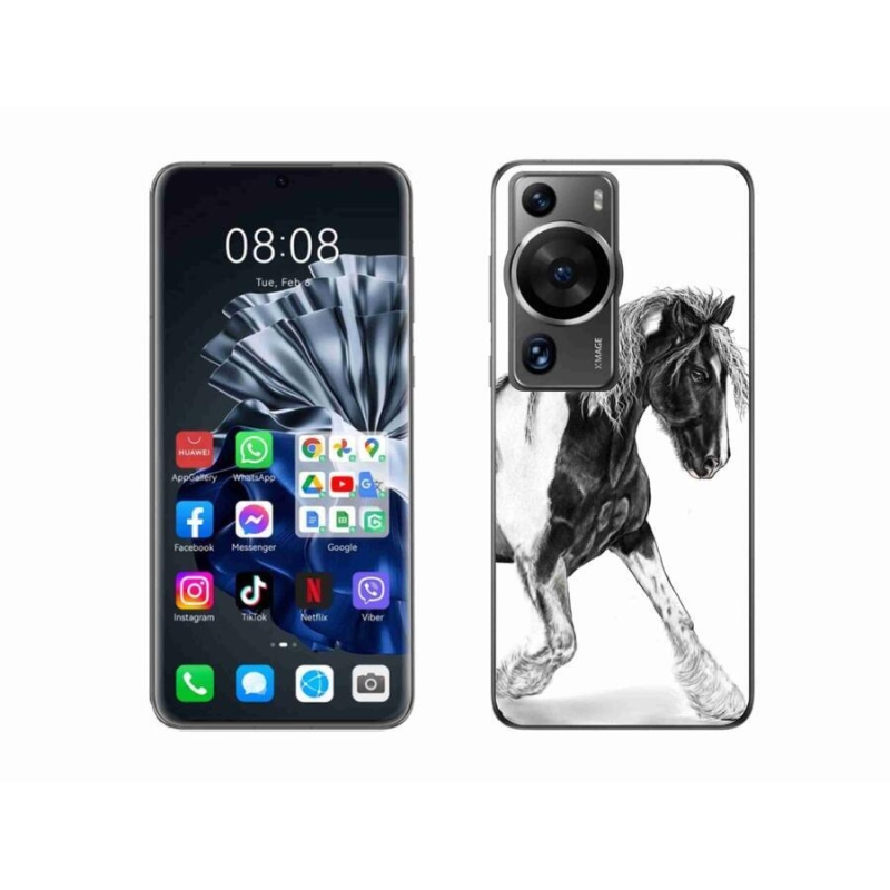 Gelový kryt mmCase na Huawei P60 Pro - kůň