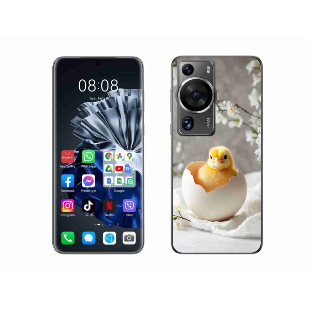 Gelový kryt mmCase na Huawei P60 Pro - kuřátko