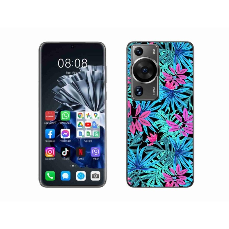Gelový kryt mmCase na Huawei P60 Pro - květiny 3