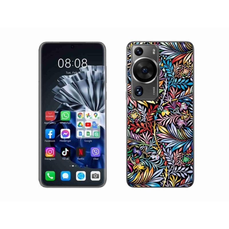 Gelový kryt mmCase na Huawei P60 Pro - květiny 5