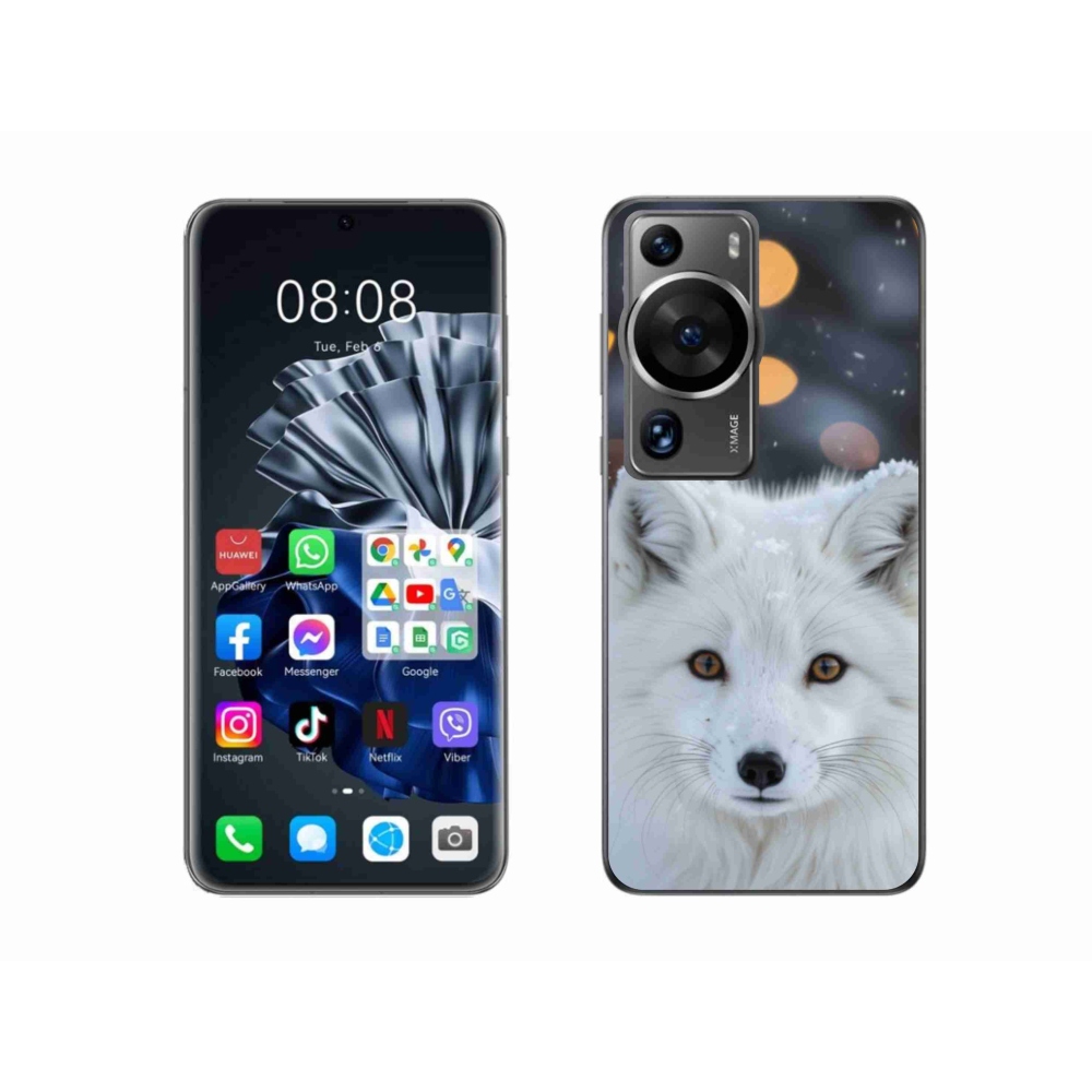 Gelový kryt mmCase na Huawei P60 Pro - liška polární
