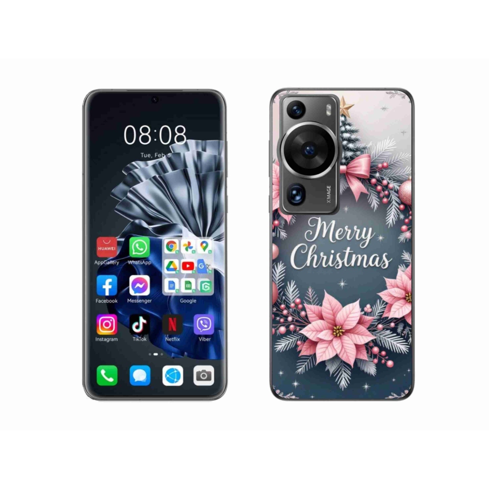 Gelový kryt mmCase na Huawei P60 Pro - merry christmas