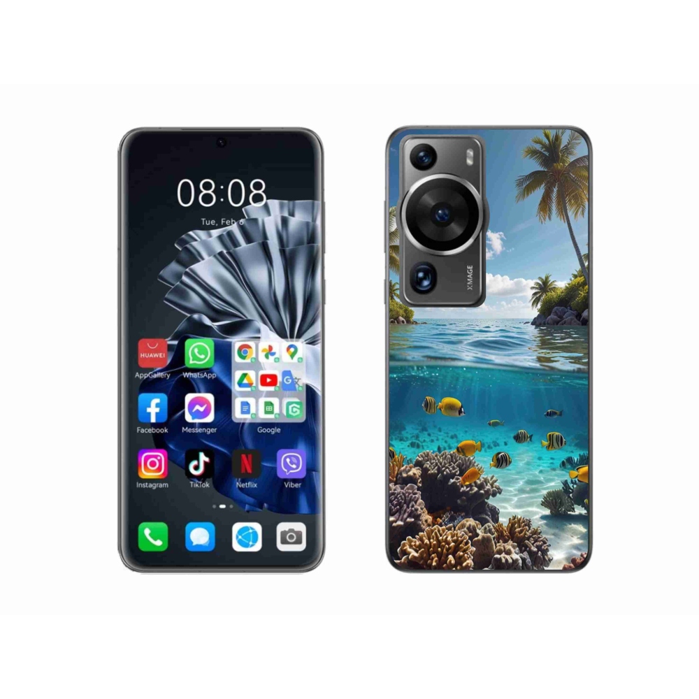 Gelový kryt mmCase na Huawei P60 Pro - mořský svět 4