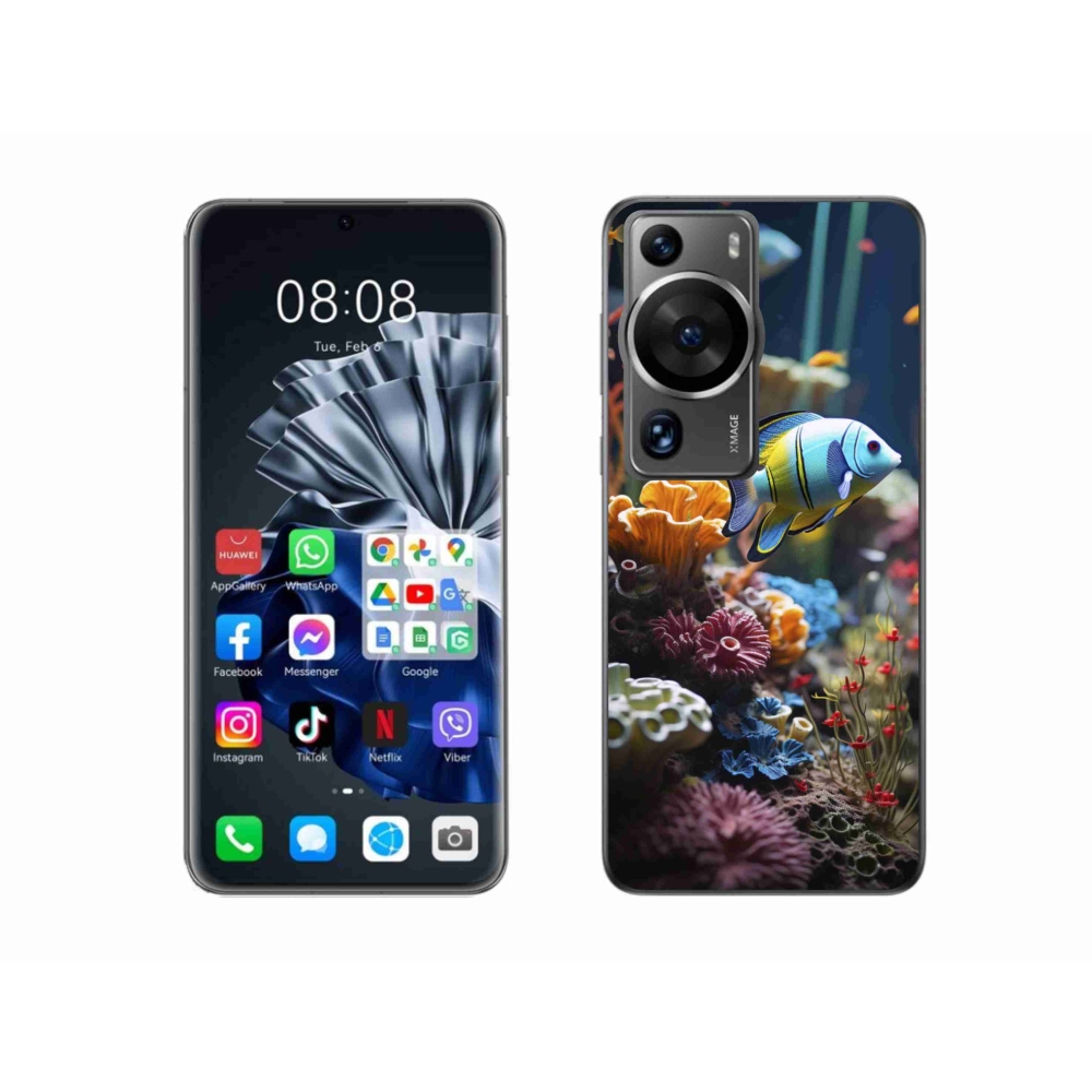 Gelový kryt mmCase na Huawei P60 Pro - mořský svět 5