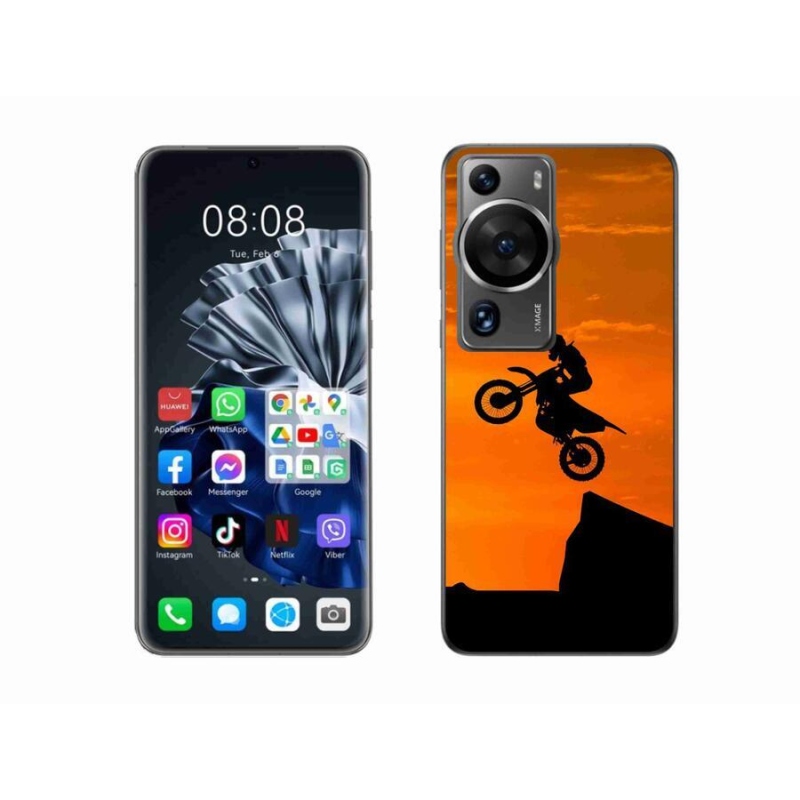 Gelový kryt mmCase na Huawei P60 Pro - motocross