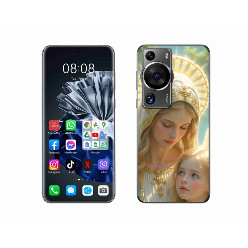 Gelový kryt mmCase na Huawei P60 Pro - náboženský motiv 2