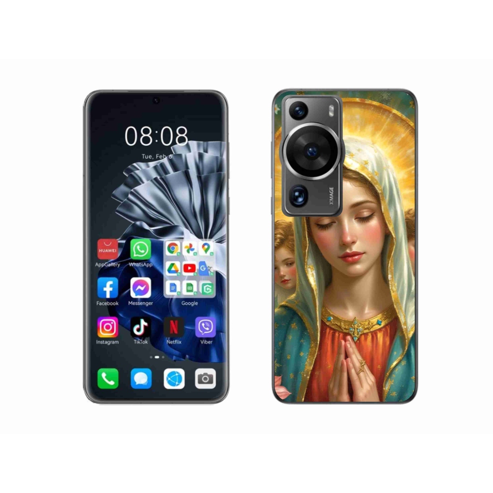 Gelový kryt mmCase na Huawei P60 Pro - náboženský motiv 3