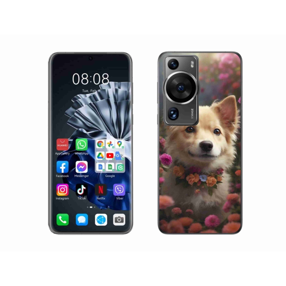 Gelový kryt mmCase na Huawei P60 Pro - německý špic