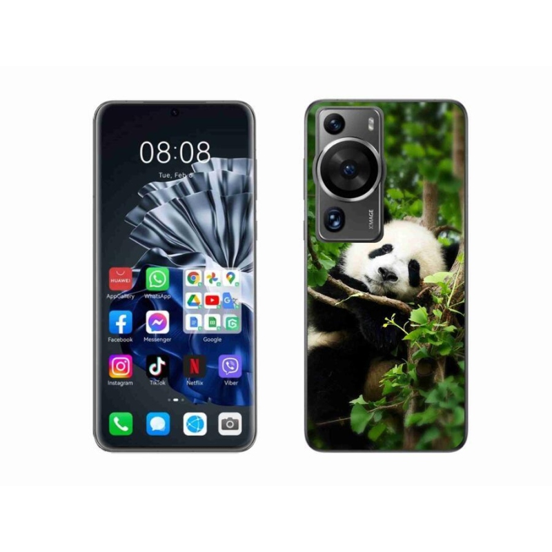 Gelový kryt mmCase na Huawei P60 Pro - panda